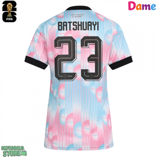 Belgien Michy Batshuayi #23 Replika Udebanetrøje Dame VM 2026 Kortærmet